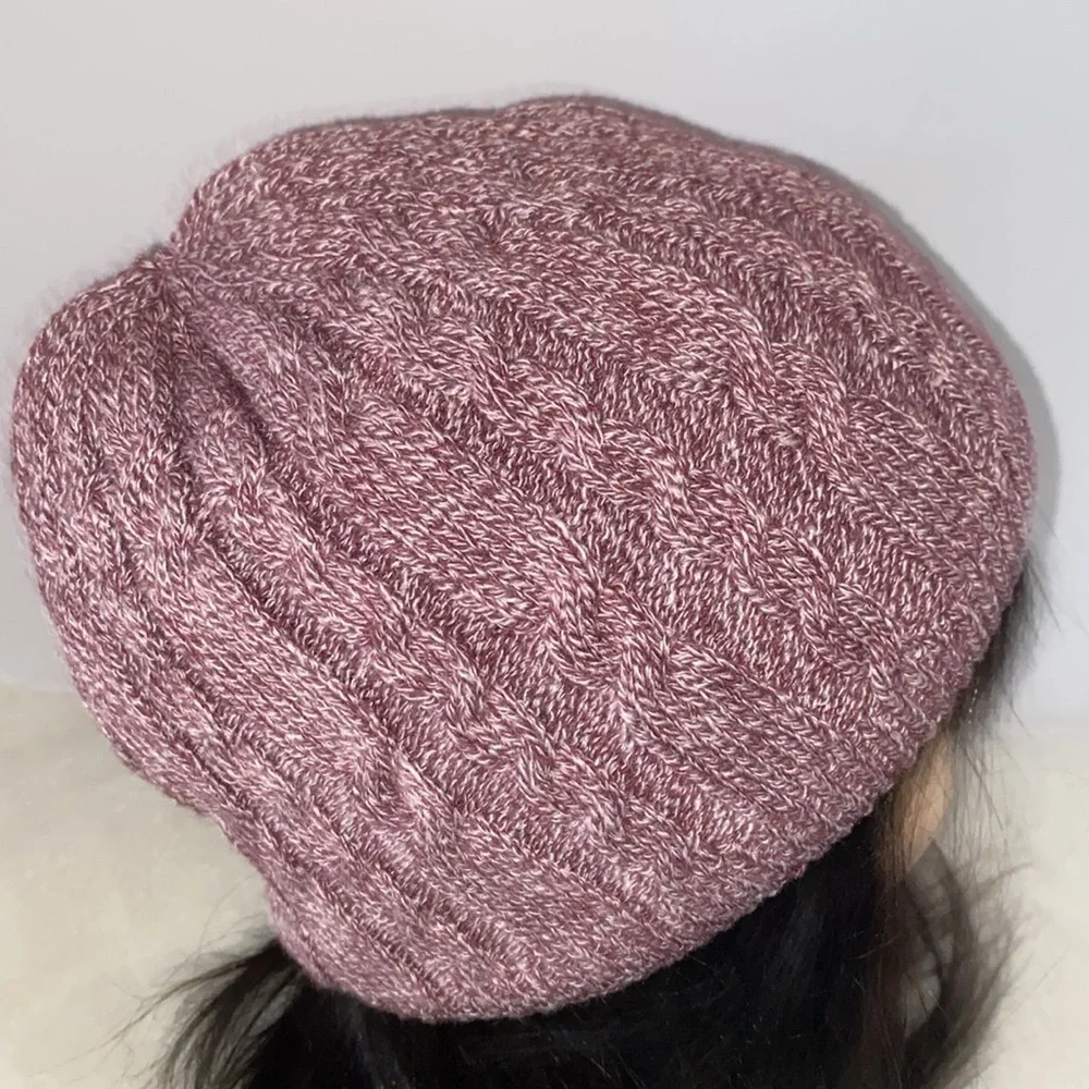 Heat Holders Burgundy Unisex Knit Beanie Size OS